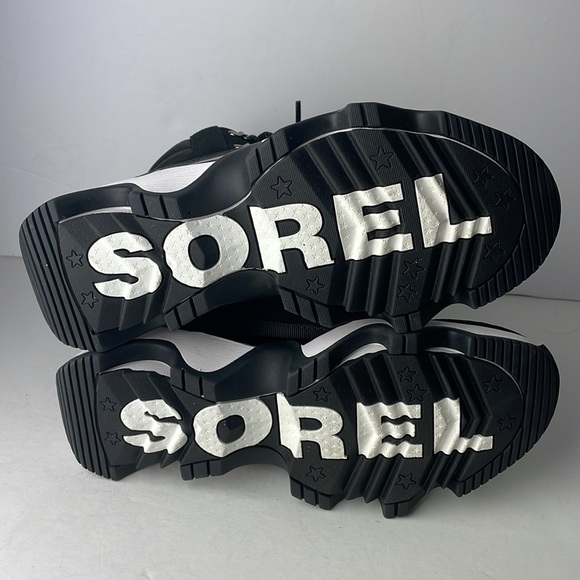 Sorel Kinetic Impact Conquest Black Sneaker Boots - Picture 6 of 7